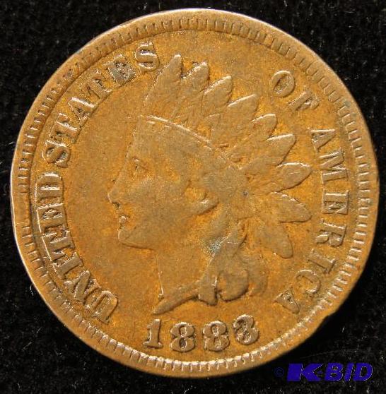 1883 INDIAN HEAD CENT FINE
