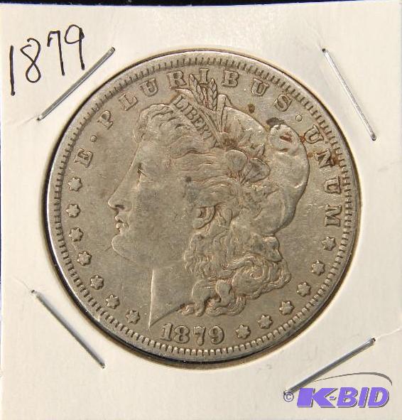 1879 MORGAN DOLLAR VF VERY FINE SILVER COIN