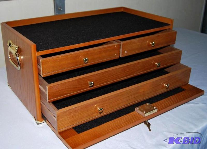 4 Drawer Storage Base, hardwood veneer, metal...