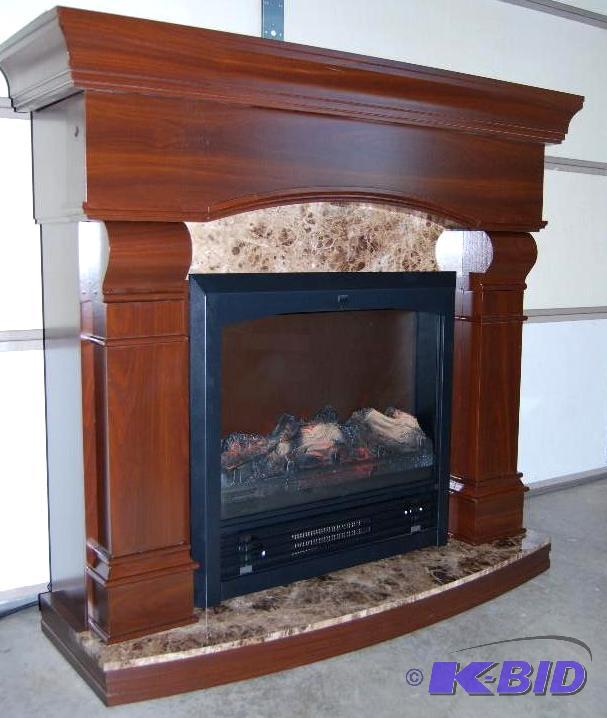 Castle Creek Estate Electric Fireplace, remot...