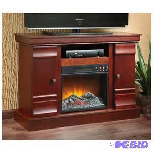 Castlecreek Cherry Fireplace, 2 side cabinets...