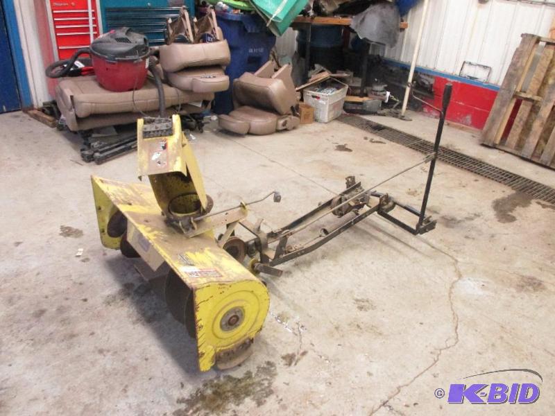 John Deere tractor snowblower...