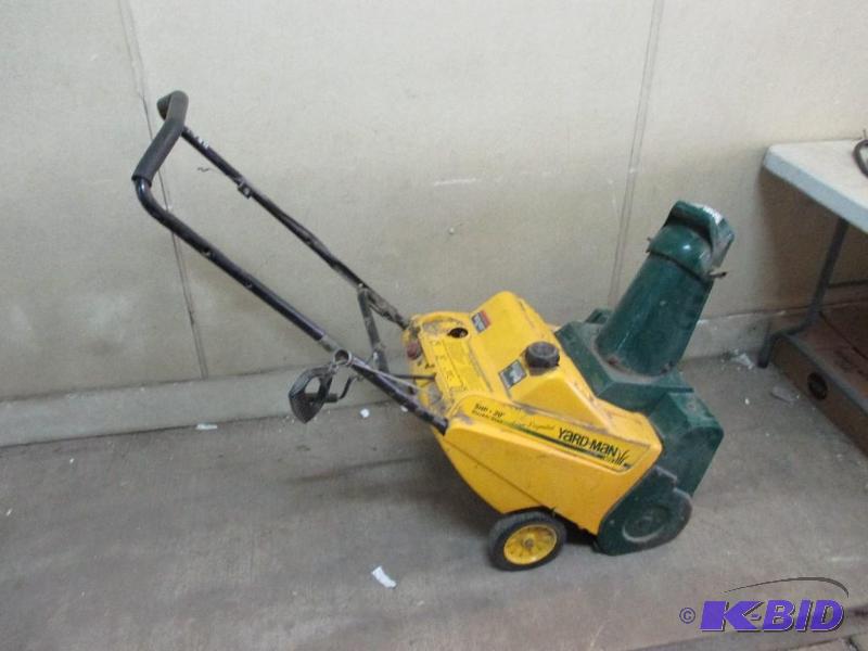 Yardman snowblower, has compression, missing ...