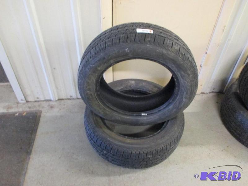 2 Starfire tires, 19560R15, 632 tread...
