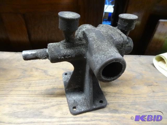 lot 18 image: Brass or bronze pump. Used....
