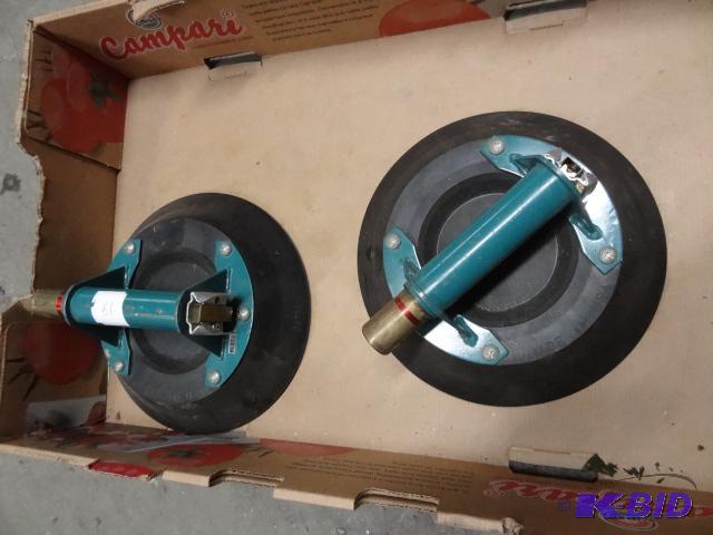 lot 61 image: Heavy duty suction cups. They work...