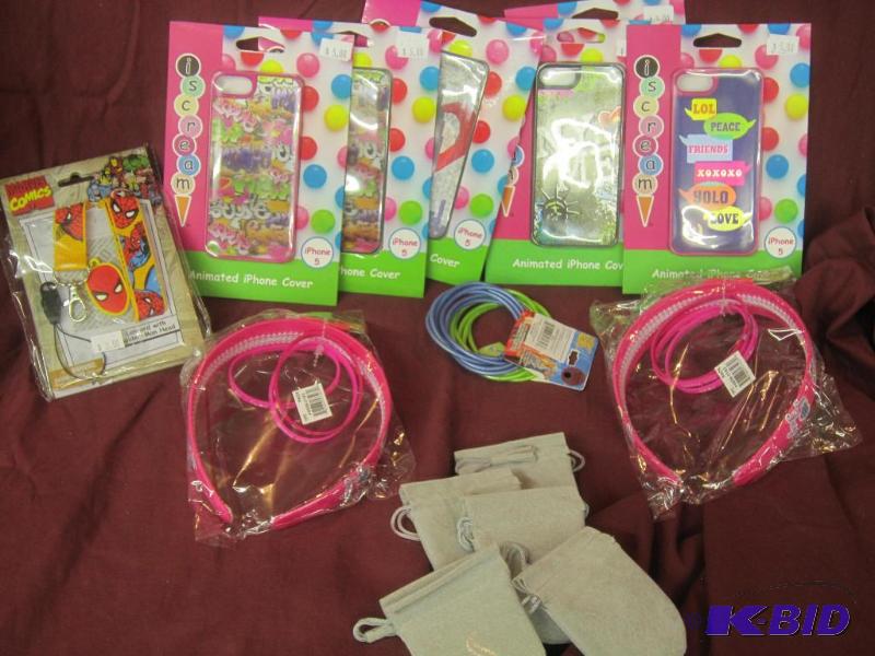 NEW  Phone Covers, High School Musical Headbands and Bracelets, Lanyard with Spiderman Head