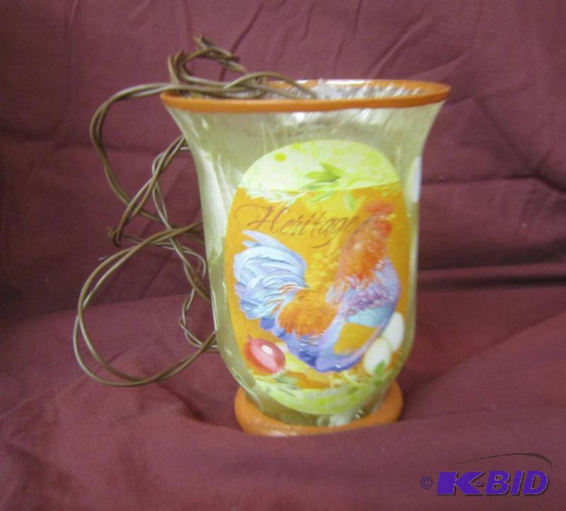 NEW  6 High Lighted Rooster Electric Lamp