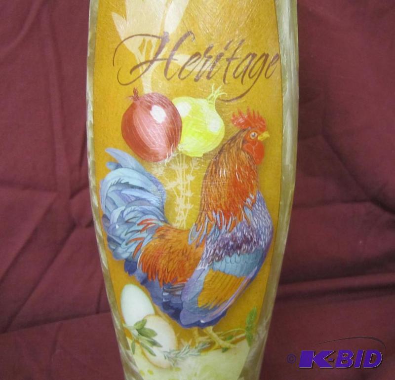 NEW  12 High Lighted Rooster Electric Lamp