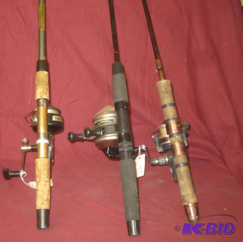 3 Fishing Poles