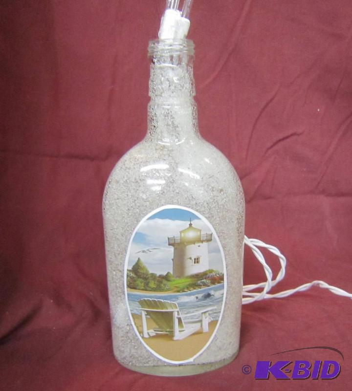 NEW  9 High Lighted Electric Lamp Lighthouse