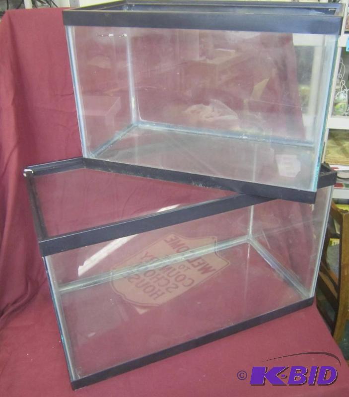2 Fish Tanks - Great for Fish or for displays in a store