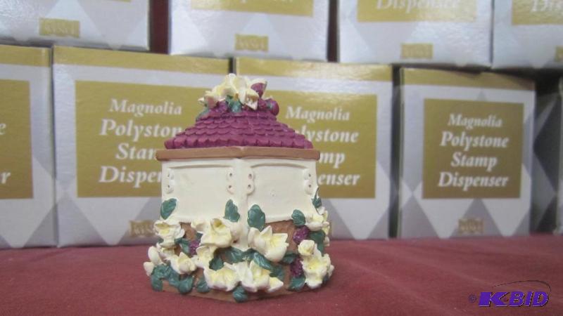 Home Decor  Office - 20 Magnolia Polystone Stamp Dispenser