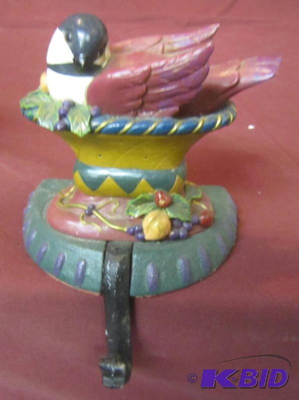 Collectible Mickey Mouse  Donald Duck Train Stocking Holder Midweest of Cannon Falls