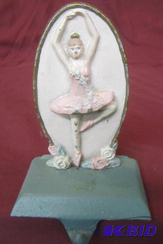 Collectible Ballerina Stocking Holder Midweest of Cannon Falls