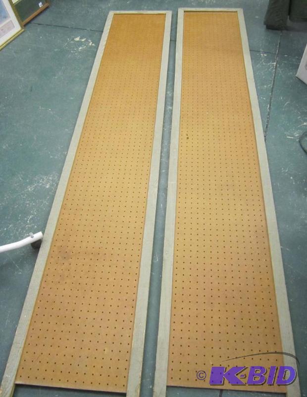 2 Large Peg Boards - Framed Approx 17 12 Wide x 8