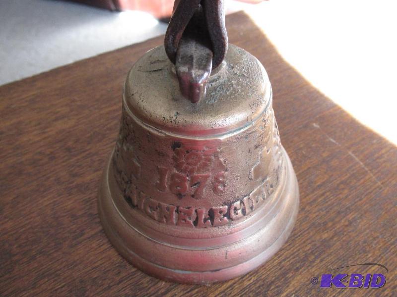 lot 11 image: CHIANTEL FONDEUR - 1878 SAIGNELEGIER -- Swiss Antique Bell