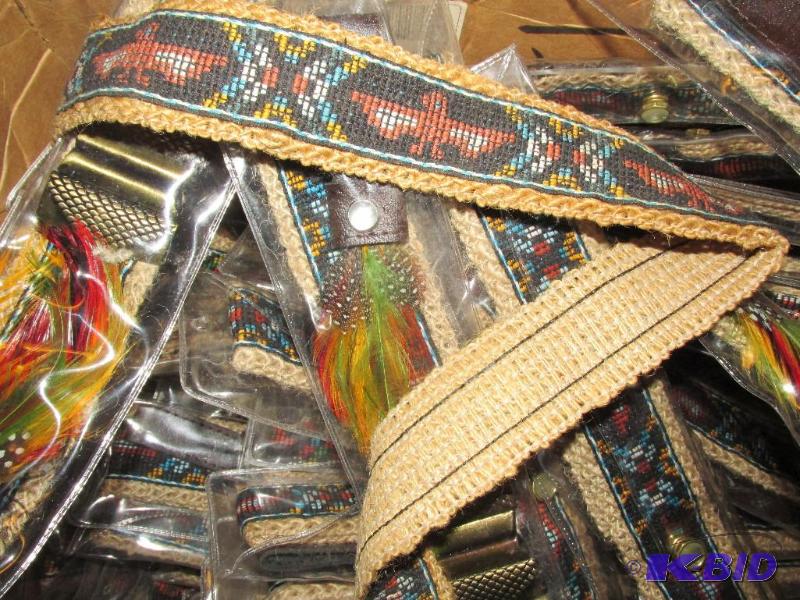 lot 122 image: Huge Lot of Western Hatbands