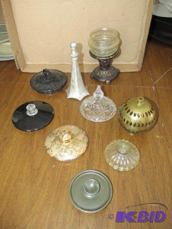lot 126 image: A Large Lot of Lids