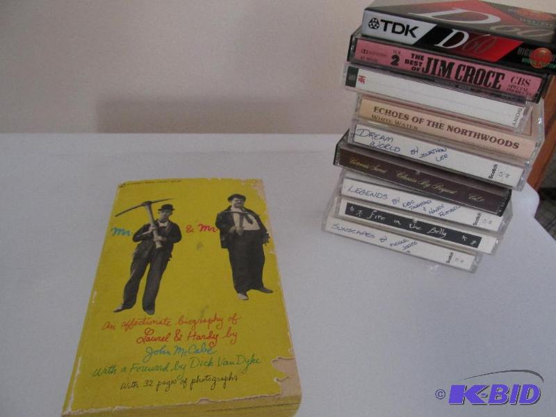 lot 160 image: A Whole Lot of Vintage - Laurel and Hardy and Cassettes