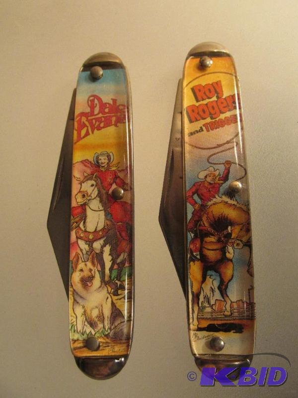 lot 197 image: Vintage Dale Evans and Roy Rogers Pocket Knives
