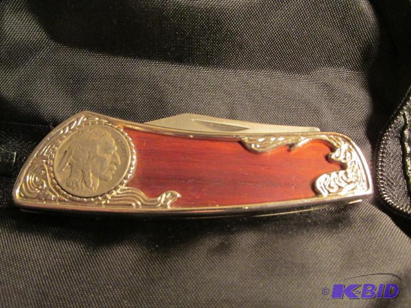 lot 216 image: Collectible Knife - Indian Head Nickel
