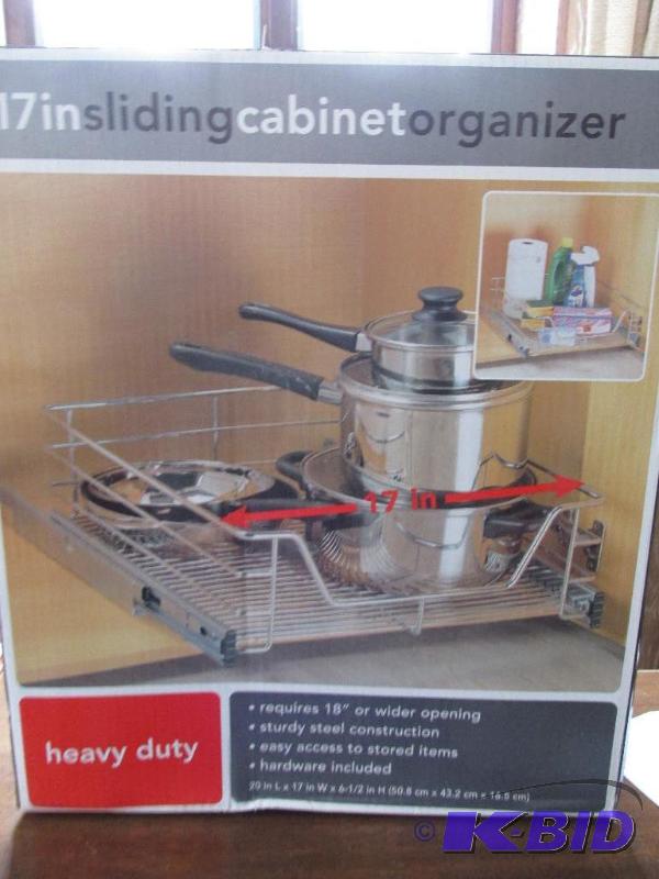 lot 23 image: Kitchen Cabinet Organizer - New in Box