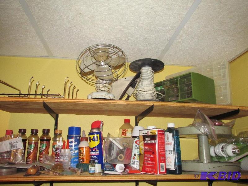lot 249 image: 2 Large Shelves FULL of STUFF