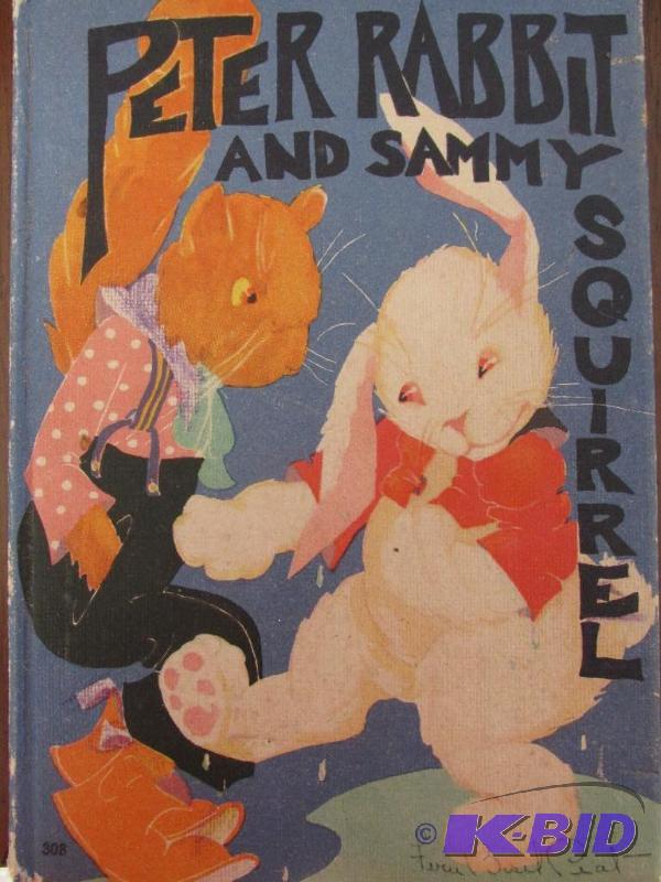 lot 252 image: Peter Rabbit and Sammy Squirrel - Antique Book