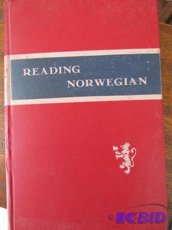 lot 4 image: 1940, Reading Norweigen - by Einar Haugen