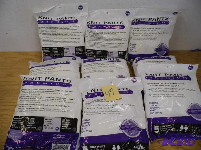 lot 47 image: 9 Packs Knit Pants - Premium XXL