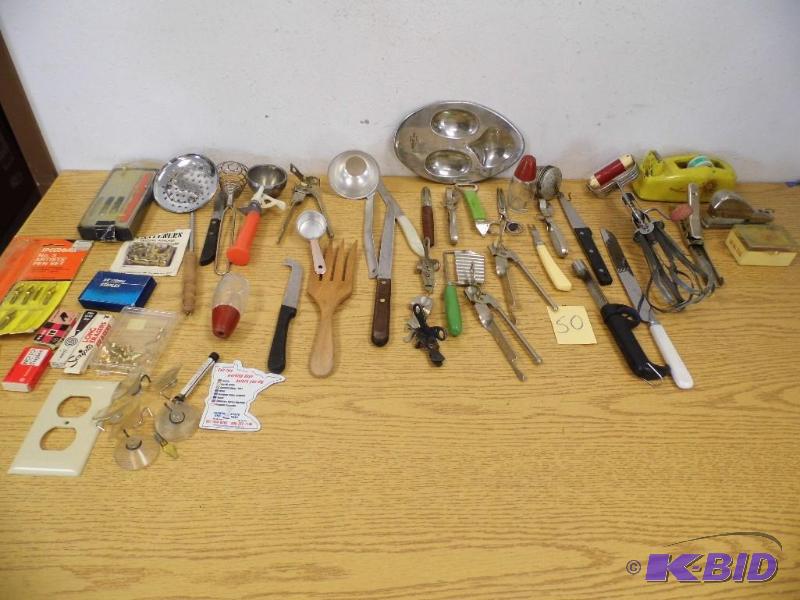 lot 50 image: Kitchen Utensils