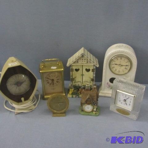 lot 103 image: Dresser & Alarm Clocks