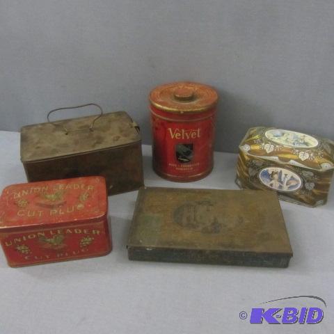 lot 155 image: Tobacco Tins