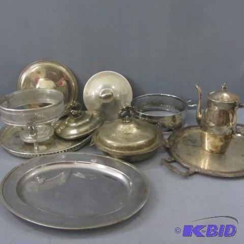 lot 159 image: Silver-plate