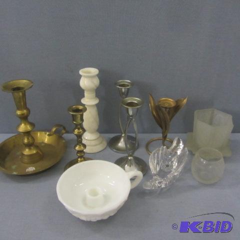 lot 162 image: Candle Holders