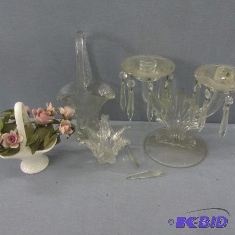 lot 180 image: Candelabra, Baskets