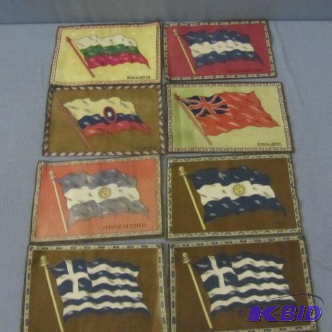 lot 204 image: Antique Tobacco Flags