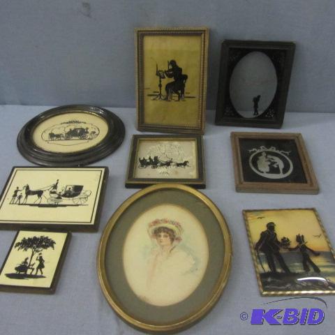 lot 232 image: Vintage Silhouettes, Portrait