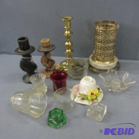 lot 25 image: Candle Holders