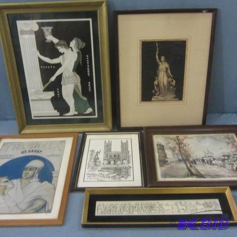 lot 258 image: Framed Artwork