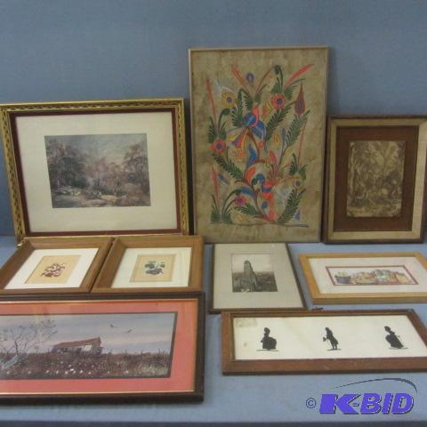 lot 262 image: Framed Artwork