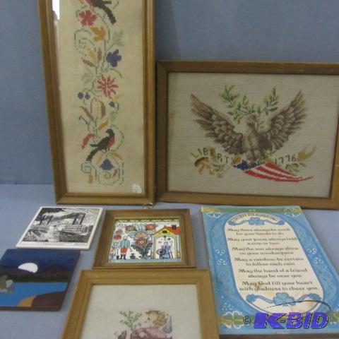 lot 265 image: Framed Handiwork