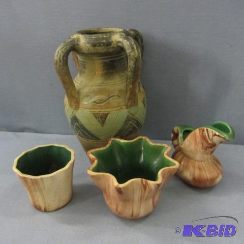 lot 33 image: Souvenir Pitcher, Planters
