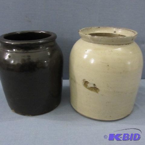lot 41 image: Antique Snuff Jars
