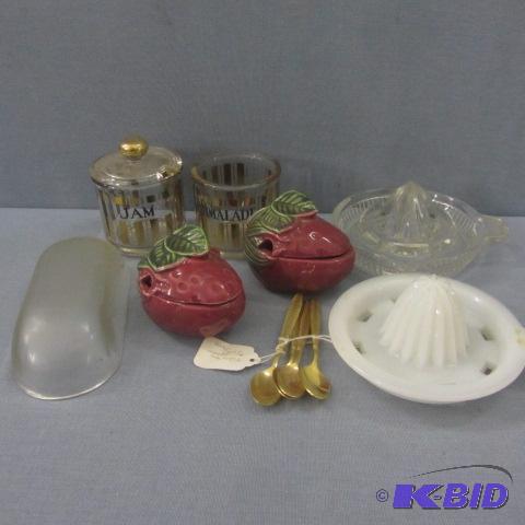 lot 57 image: Jam Jars, Citrus Reamers