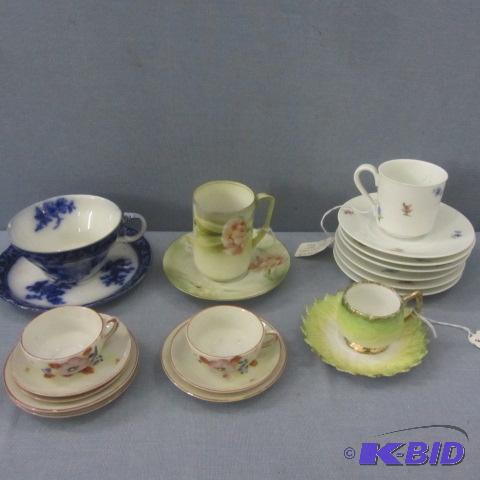 lot 91 image: Fine China Tea Cups