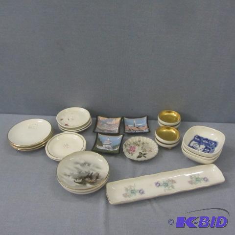 lot 92 image: Salt Cellars, Butter Pats