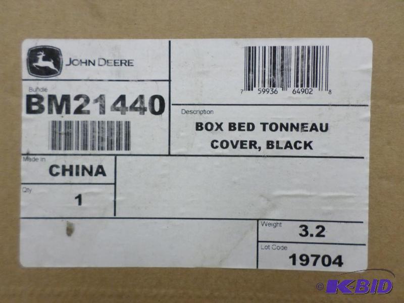 lot 103 image: John Deere BM21440 Box Bed Tonneau Cover, Bla...
