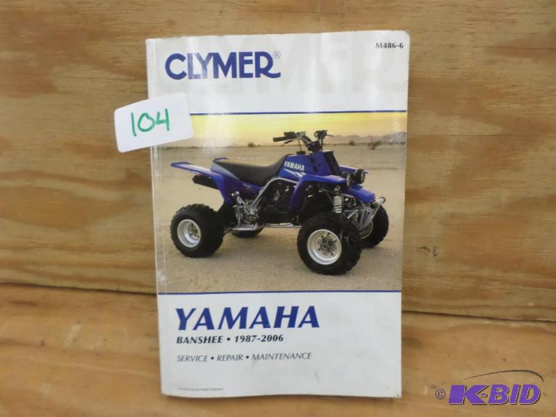 lot 104 image: Yamaha 1987-2006 Banshee Manual...